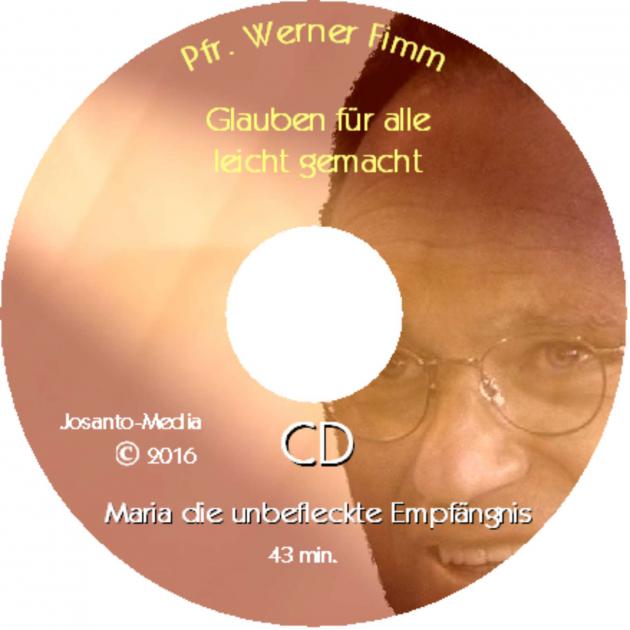 Maria die unbefleckte Empfängnis