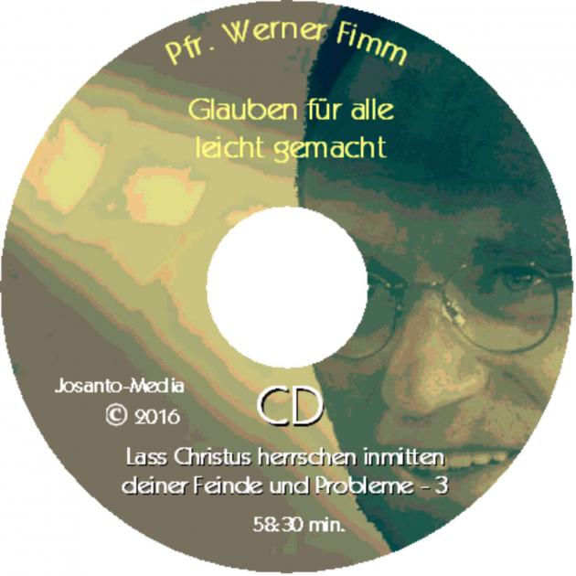 Lass Christus herrschen inmitten deiner Feinde, Exerzitien 1 - 5