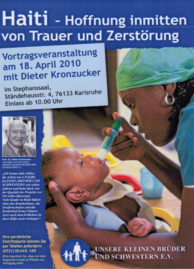 Haiti -Hoffnung inmitten von Trauer und Zerstörung